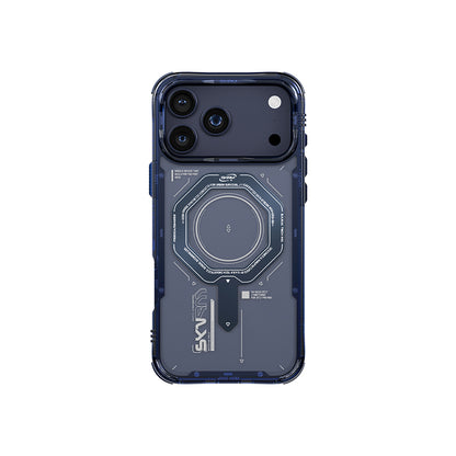 Apple iPhone 17 Pro Kılıf SkinArma M-safe Şarj Özellikli Airbag Tasarımlı Magma Kapak