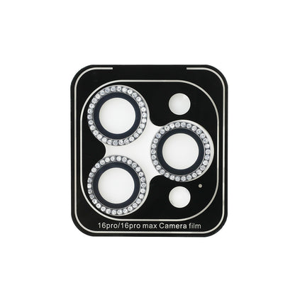 Apple iPhone 17 Pro Max Guess Orjinal Lisanslı Rhinestone Taşlı Lens Koruyucu