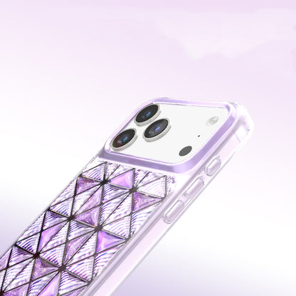 Apple iPhone 17 Pro Max Kılıf 3D Buz Blok Desenli Zore Paris Kairo TPU Kapak