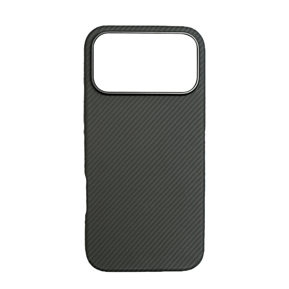 Apple iPhone 17 Pro Max Kılıf M-safe Şarj Özellikli Mohseven 600D Aramid Fiber Kapak