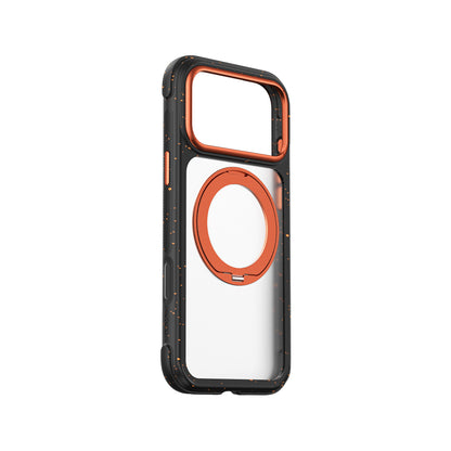 Apple iPhone 17 Pro Max Kılıf M-safe Şarj Özellikli Wiwu AA-203 AeroArmor Ultra Serisi Airbag Tasarımlı Standlı Kapak