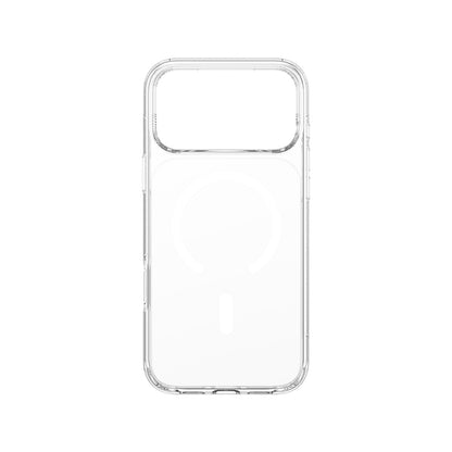 Apple iPhone 17 Pro Max Kılıf M-safe Şarj Özellikli Wiwu CS-202 Crystal Shield Pro Serisi Anti Yellowing Sert PC Kapak