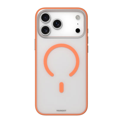 Apple iPhone 17 Pro Max Kılıf M-safe Şarj Özellikli Youngkit Clear Serisi Kapak