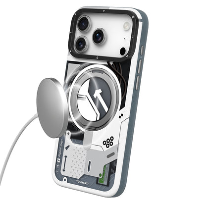 Apple iPhone 17 Pro Max Kılıf M-safe Şarj Özellikli Youngkit Starship Serisi Kapak