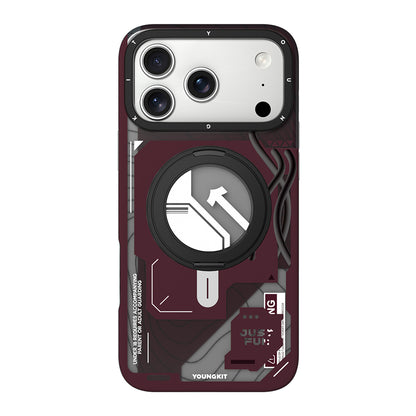 Apple iPhone 17 Pro Max Kılıf M-safe Şarj Özellikli Youngkit Starship Serisi Kapak