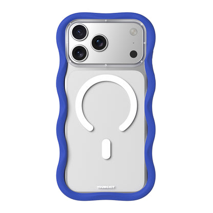 Apple iPhone 17 Pro Max Kılıf M-safe Şarj Özellikli Youngkit Wave Clear Serisi Kapak