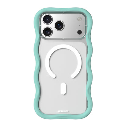 Apple iPhone 17 Pro Max Kılıf M-safe Şarj Özellikli Youngkit Wave Matte Serisi Kapak