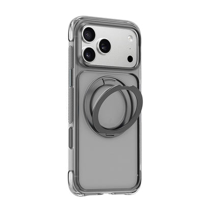 Apple iPhone 17 Pro Max Kılıf Wiwu AG-203 AeroGuard Ultra Serisi M-safe Şarj Özellikli Airbag Tasarımlı Standlı Kapak