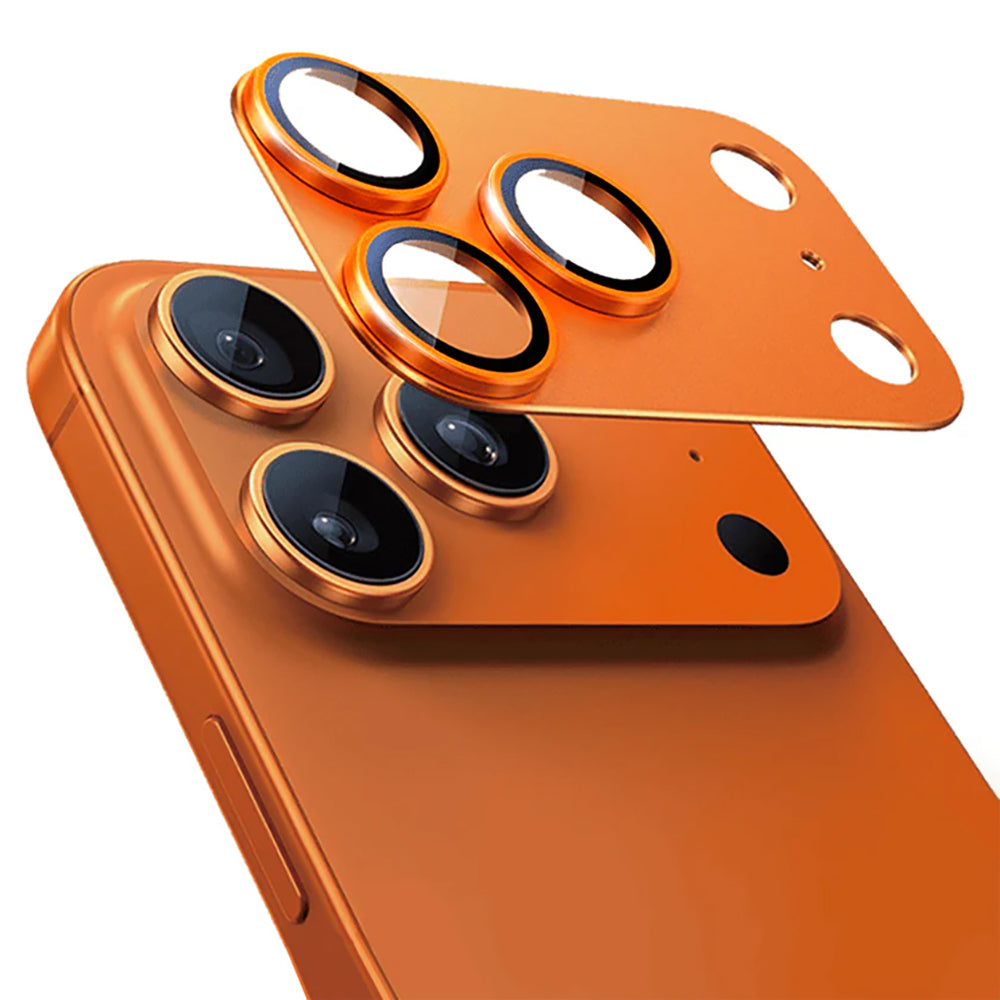 Apple iPhone 17 Pro Max Mohseven Alüminyum Kaplamalı Safir Anti Reflective Kamera Lens Koruyucu