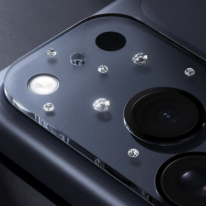 Apple iPhone 17 Pro Max Pynana Diamond Sky Serisi Taşlı Kamera Lens Koruyucu