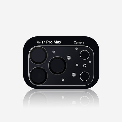 Apple iPhone 17 Pro Max Pynana Diamond Sky Serisi Taşlı Kamera Lens Koruyucu