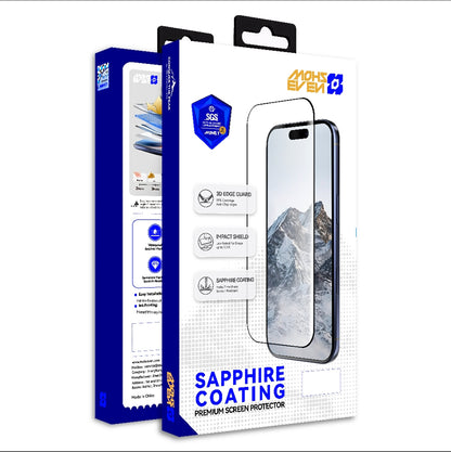 Apple iPhone 17 Pro Mohseven M7 Privacy Sapphire Coating Temperli Cam Ekran Koruyucu + Kolay Uygulama Aparatı