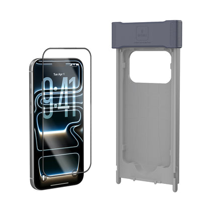 Apple iPhone 17 Wiwu GT-033 Glass Ultra Serisi 3D Anti Reflective Ekran Koruyucu Cam + Kolay Uygulama Aparatı