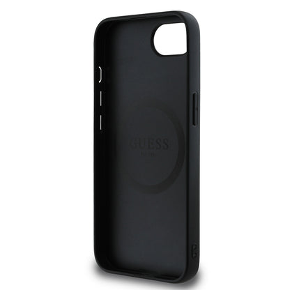 Apple iPhone 17E Kılıf Guess Orjinal Lisanslı 4G Desenli Script Metal Logolu Kapak