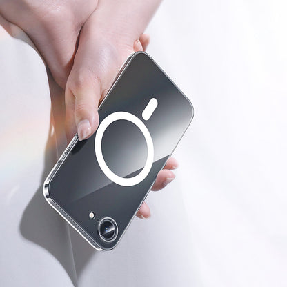 Apple iPhone 17E Kılıf M-safe Şarj Özellikli Benks Crystal Serisi Şeffaf Kapak