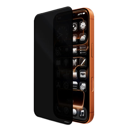 Apple iPhone 17E Mohseven Safir Coating Privacy Hayalet Temperli Cam Ekran Koruyucu