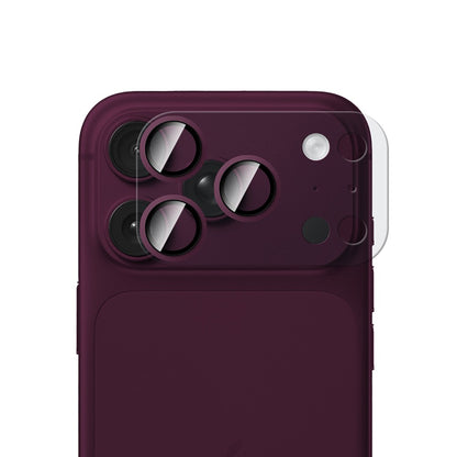Apple iPhone 18 Pro CaseWorld Alloy Sapphire Safir One-Piece Anti Reflective Safir Kamera Lens Koruyucu