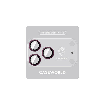 Apple iPhone 18 Pro CaseWorld Alloy Sapphire Safir One-Piece Anti Reflective Safir Kamera Lens Koruyucu