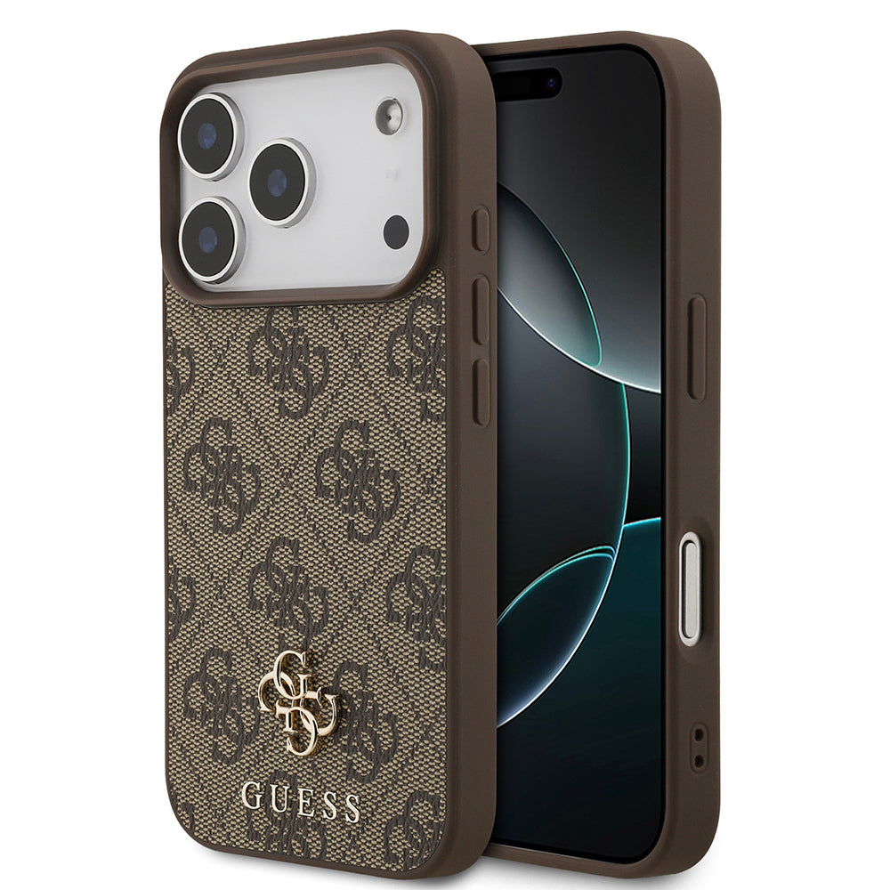 Apple iPhone 18 Pro Kılıf Guess Orjinal Lisanslı M-safe Şarj Özellikli Small 4G Classic Kapak