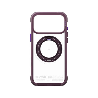 Apple iPhone 18 Pro Kılıf M-Safe Şarj Özellikli Airbag Tasarımlı Standlı Skinarma Atlas Kapak