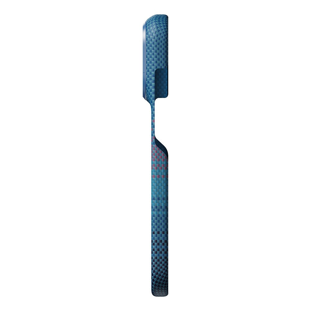 Apple iPhone 18 Pro Kılıf M-safe Şarj Özellikli Aramid Karbon Fiber Pitaka Moonrise 2.0 Nights Serisi Kapak