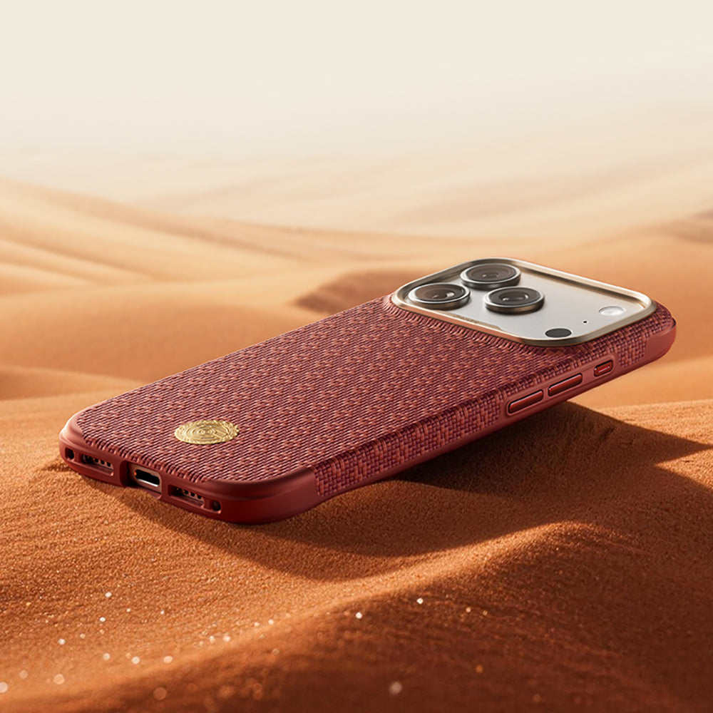 Apple iPhone 18 Pro Kılıf M-Safe Şarj Özellikli Benks ArmorPro ArmorEdge X9 Serisi Kevlar Karbon Kapak