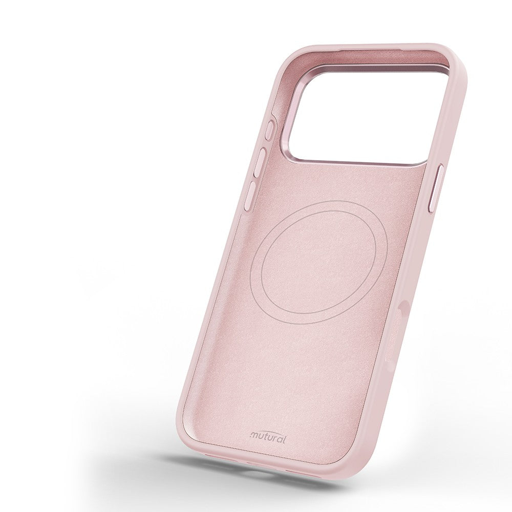 Apple iPhone 18 Pro Kılıf M-safe Şarj Özellikli Çiçek Tasarımlı Mutural Flower Serisi Kapak