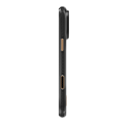 Apple iPhone 18 Pro Kılıf M-safe Şarj Özellikli Metal Kamera Çerçeveli Raptic Aramid Dual Karbon Fiber Mondrian Serisi Kapak