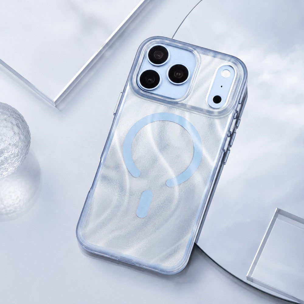Apple iPhone 18 Pro Kılıf M-safe Şarj Özellikli Mutural Glow Desert Serisi Kapak