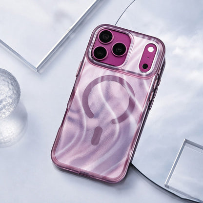 Apple iPhone 18 Pro Kılıf M-safe Şarj Özellikli Mutural Glow Desert Serisi Kapak
