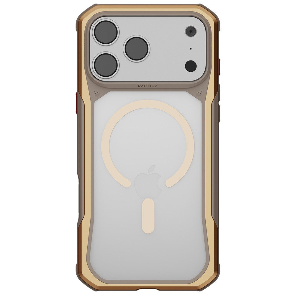Apple iPhone 18 Pro Kılıf M-Safe Şarj Özellikli Raptic Shield Evo Serisi Airbagli Kapak