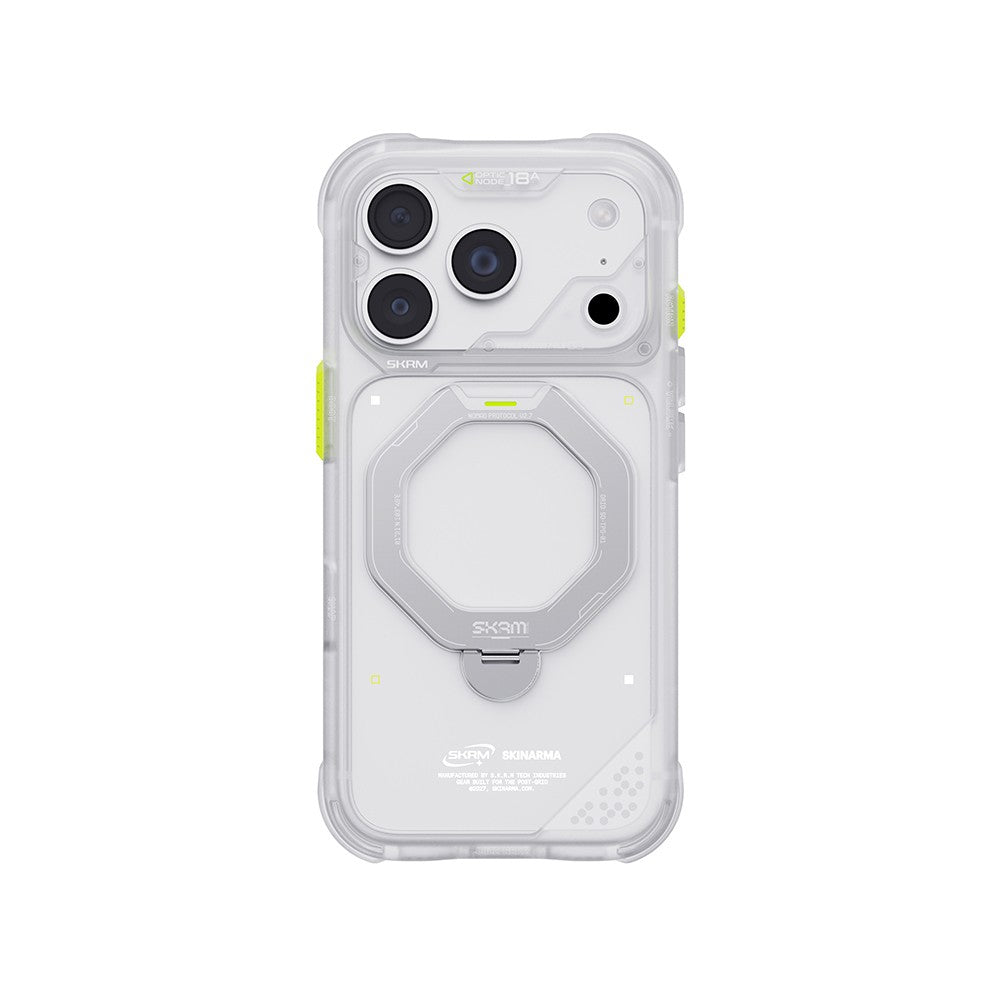 Apple iPhone 18 Pro Kılıf M-safe Şarj Özellikli Standlı Skinarma Saturn Kapak
