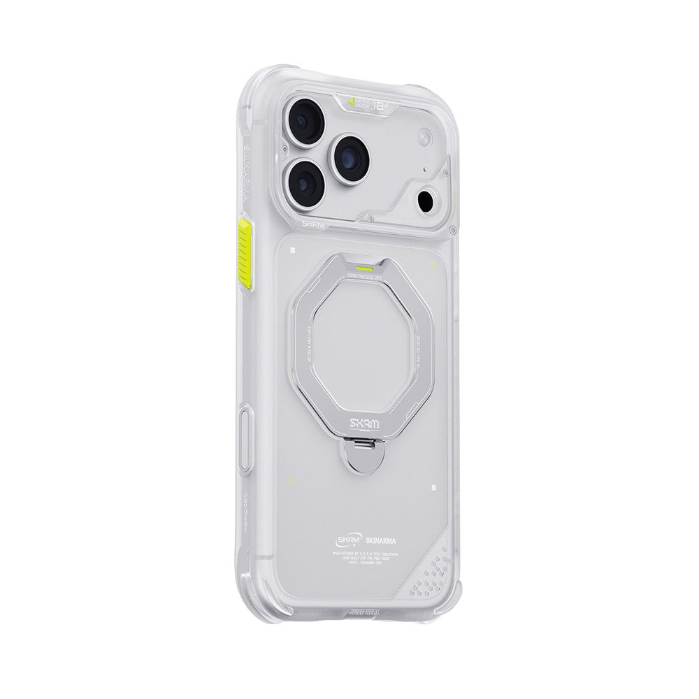 Apple iPhone 18 Pro Kılıf M-safe Şarj Özellikli Standlı Skinarma Saturn Kapak