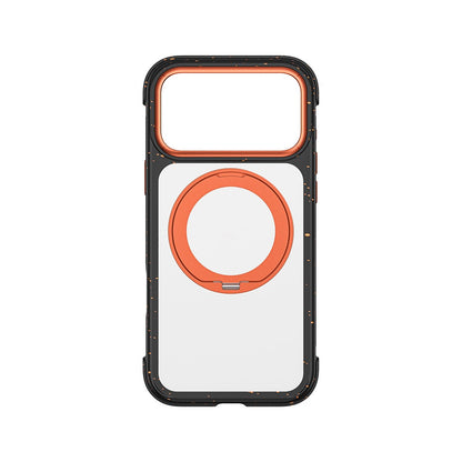 Apple iPhone 18 Pro Kılıf M-safe Şarj Özellikli Wiwu AA-203 AeroArmor Ultra Serisi Airbag Tasarımlı Standlı Kapak