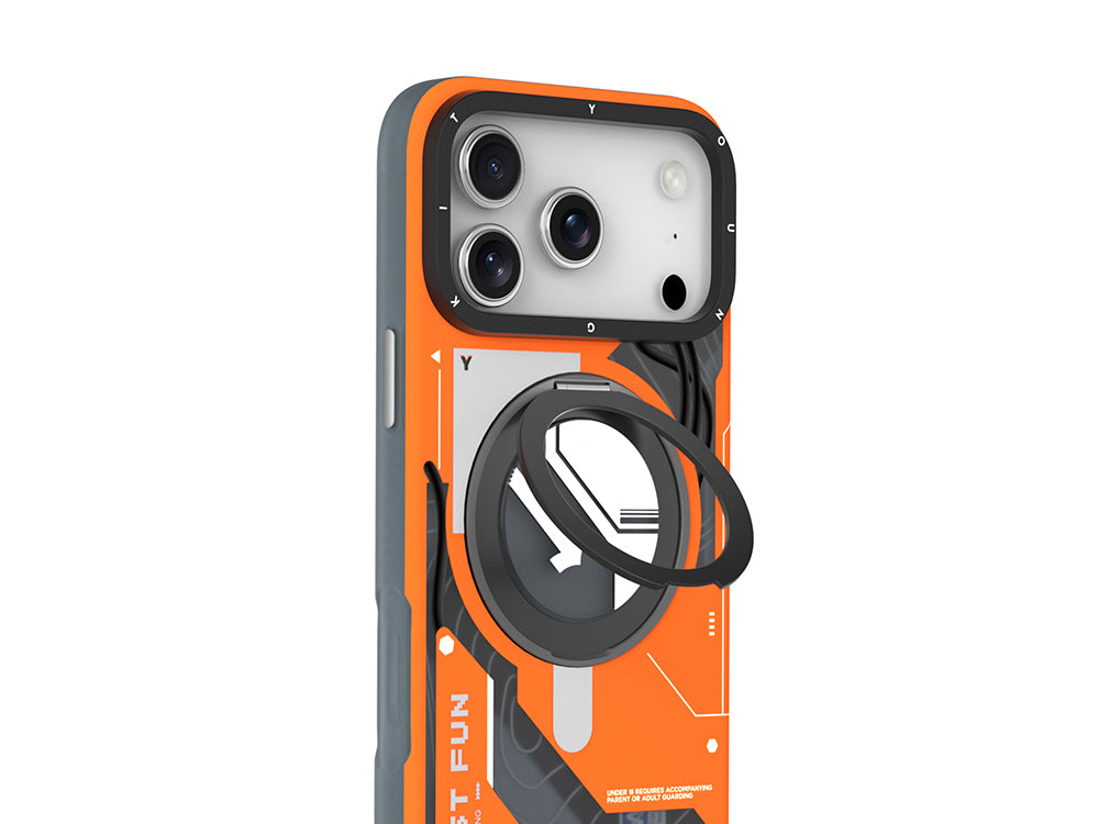 Apple iPhone 18 Pro Kılıf M-safe Şarj Özellikli Youngkit Starship Serisi Kapak