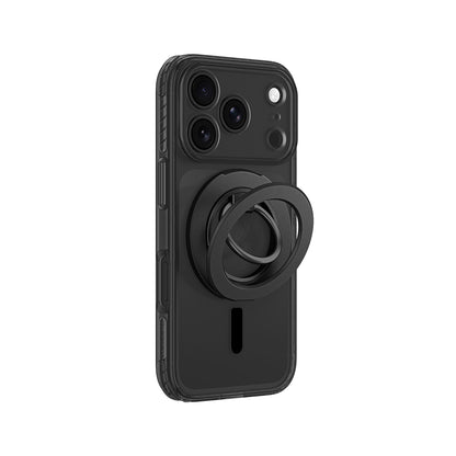 Apple iPhone 18 Pro Kılıf M-safe Şarj Özellikli Yüzük Standlı Amazingthing Titan Pro Grip Ring Serisi Kapak