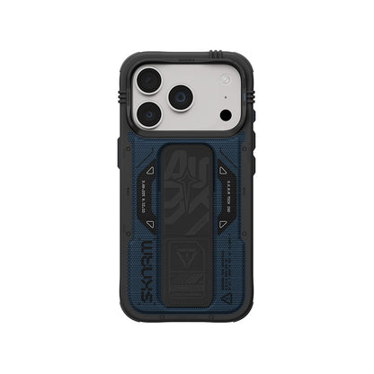 Apple iPhone 18 Pro Kılıf SkinArma M-safe Şarj Özellikli Airbag Tasarımlı Standlı Phantom Kapak