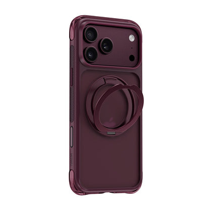 Apple iPhone 18 Pro Kılıf Wiwu AG-203 AeroGuard Ultra Serisi M-safe Şarj Özellikli Airbag Tasarımlı Standlı Kapak