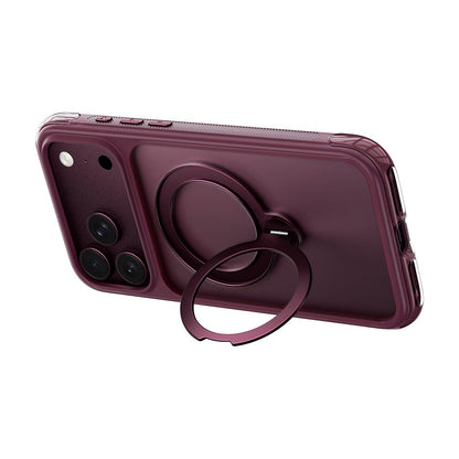 Apple iPhone 18 Pro Kılıf Wiwu AS-203 AeroShield Ultra Serisi M-safe Şarj Özellikli Airbag Tasarımlı Standlı Kapak