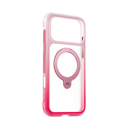 Apple iPhone 18 Pro Kılıf Wiwu AS-204 AeroShield Aurora Ultra Serisi M-safe Şarj Özellikli Airbag Tasarımlı Standlı Kapak