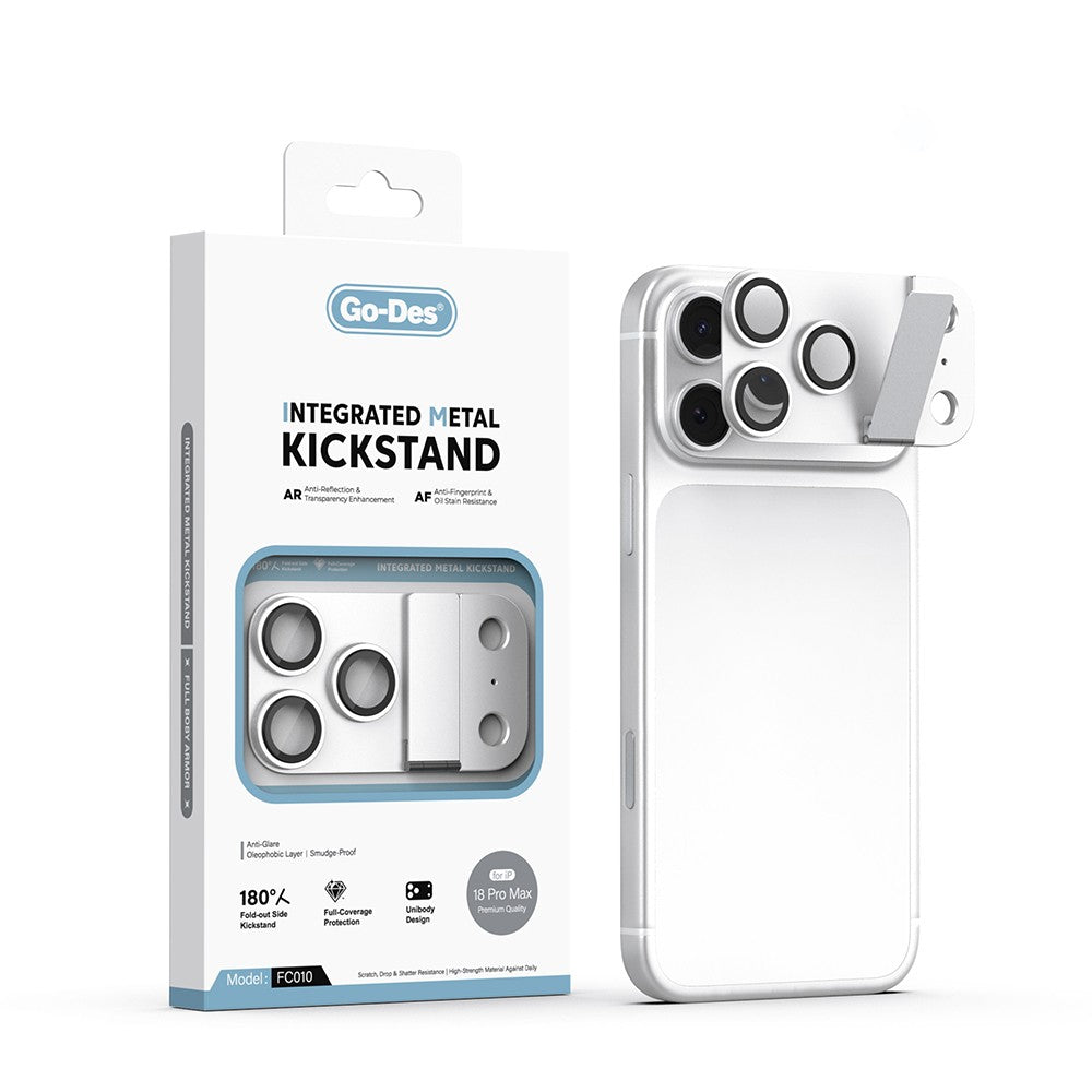 Apple iPhone 18 Pro Max Go Des CL-23 Anti Reflective Standlı Kamera Lens Koruyucu