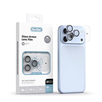 Apple iPhone 18 Pro Max Go Des FC011 Glass Armor Serisi Kamera Lens Koruyucu