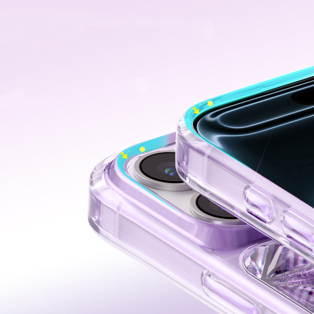 Apple iPhone 18 Pro Max Kılıf 3D Buz Blok Desenli Zore Paris Kairo TPU Kapak