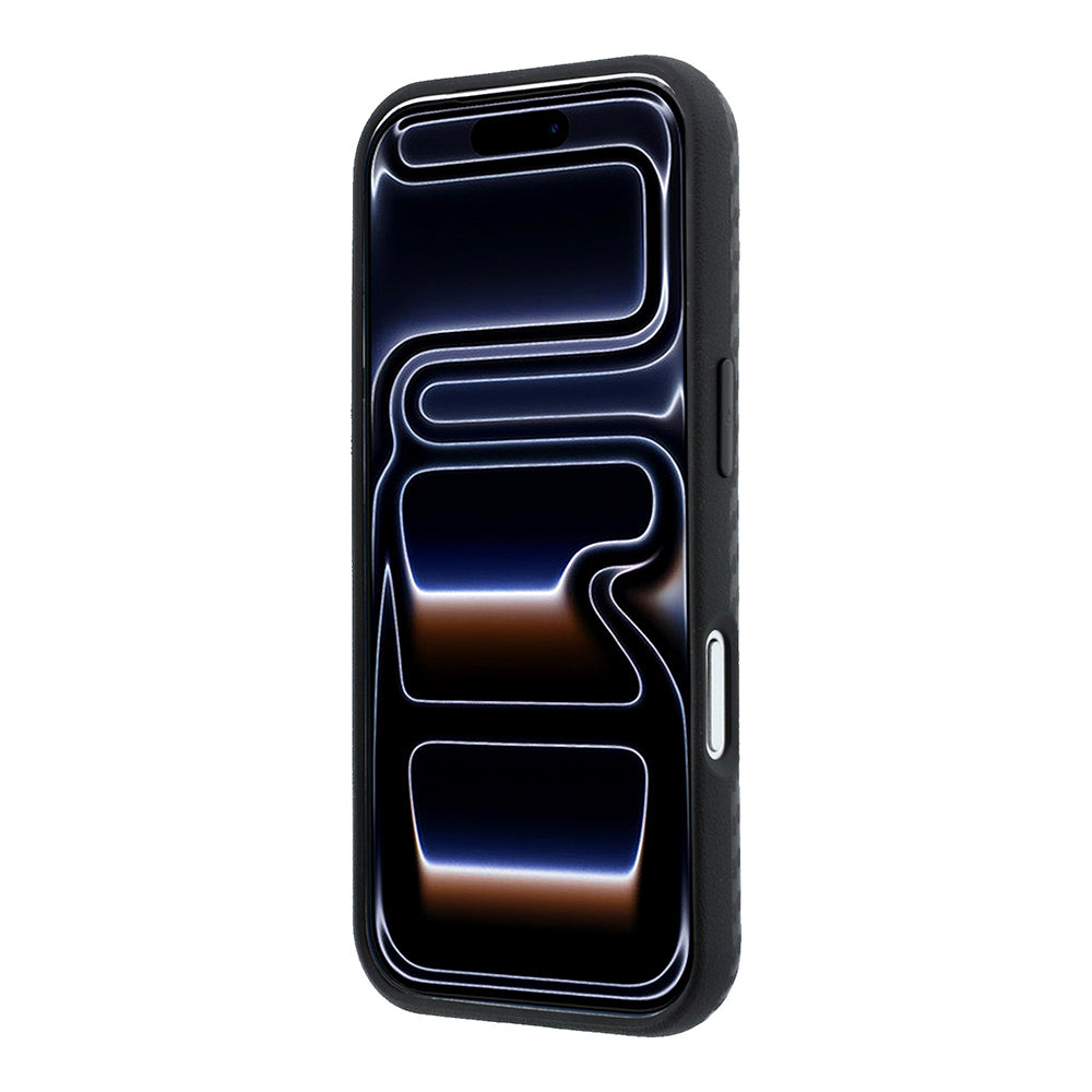 Apple iPhone 18 Pro Max Kılıf BMW Orjinal Lisanslı M-safe Şarj Özellikli Karbon Fiber Tasarımlı ve Metal Logolu PU Deri Kapak