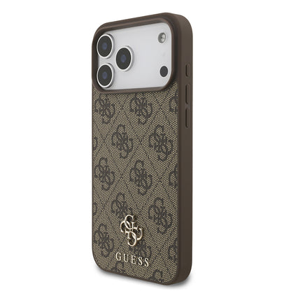 Apple iPhone 18 Pro Max Kılıf Guess Orjinal Lisanslı M-safe Şarj Özellikli Small 4G Classic Kapak