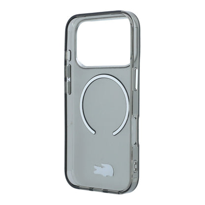 Apple iPhone 18 Pro Max Kılıf Lacoste Orjinal Lisanslı M-safe Şarj Özellikli Lake Timsah Logolu IML Frosted Kapak