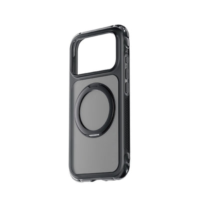 Apple iPhone 18 Pro Max Kılıf Lenyes Air Bumper Serisi M-safe Şarj Özellikli Airbag Tasarımlı Standlı Kapak