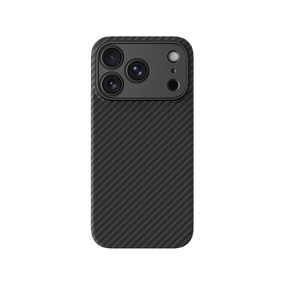Apple iPhone 18 Pro Max Kılıf M-safe Şarj Özellikli 1500D Aramid Fiber Lens Korumalı Amazingthing Titan Max Serisi Karbon Kapak
