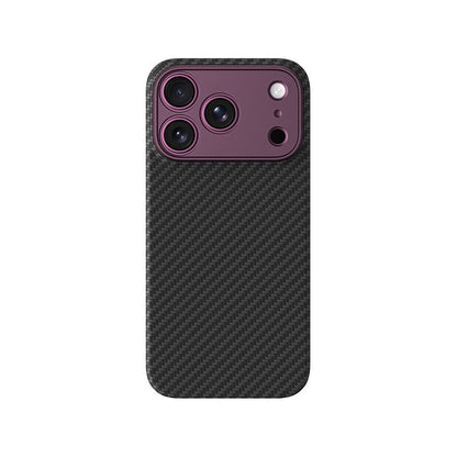 Apple iPhone 18 Pro Max Kılıf M-safe Şarj Özellikli 1500D Aramid Fiber Lens Korumalı Amazingthing Titan Max Serisi Karbon Kapak