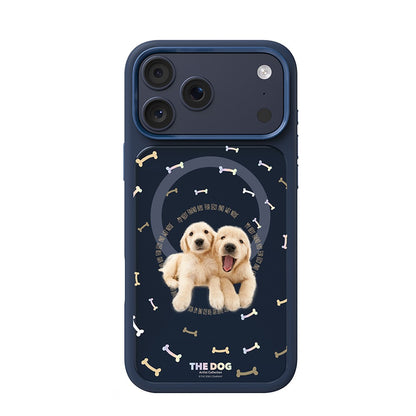 Apple iPhone 18 Pro Max Kılıf M-safe Şarj Özellikli 3D Baskılı Tasarım Mutural The Dog Serisi Kapak